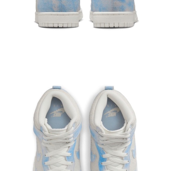 [Brand NewFD0882-400] Womens Nike DUNK HIGH SE 'CLOUDS CELESTINE BLUE' (W) - Picture 4 of 5